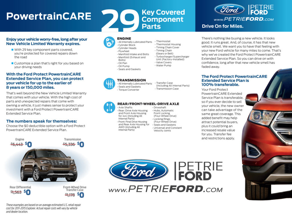 Powertrain Care Warranty Ford Canada Extended Warranty (ESP)